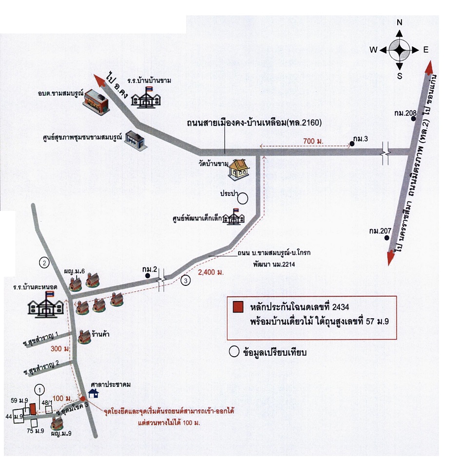 Single house Nakhon Ratchasima Khong Kham Sombun 145000