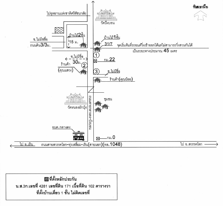 บ้านเดี่ยว สุโขทัย ทุ่งเสลี่ยม กลางดง 180000
