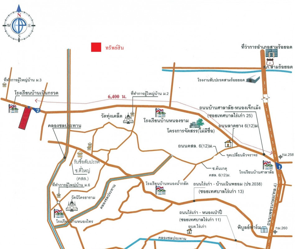 บ้านเดี่ยว ประจวบคีรีขันธ์ สามร้อยยอด ศาลาลัย 2042000