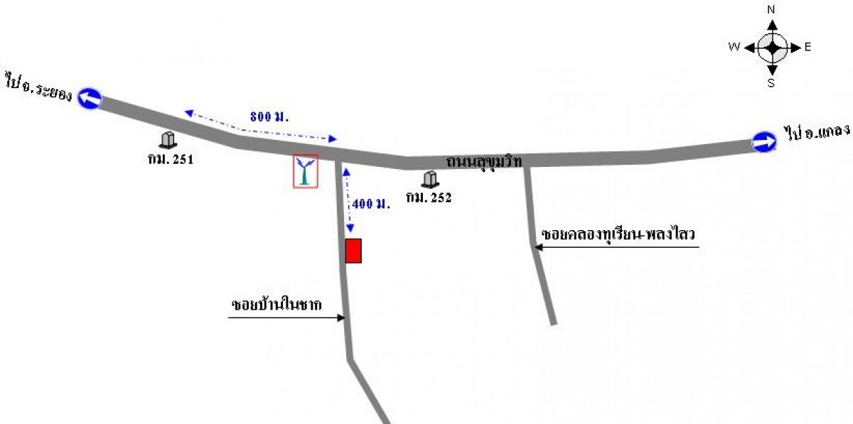 ที่ดินเปล่า ระยอง แกลง ชากพง 1785000