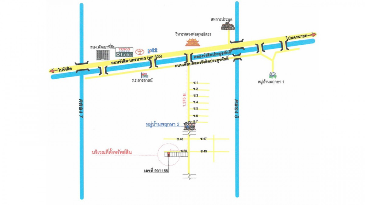 ทาวน์เฮ้าส์ ปทุมธานี ธัญบุรี ลำผักกูด 683000