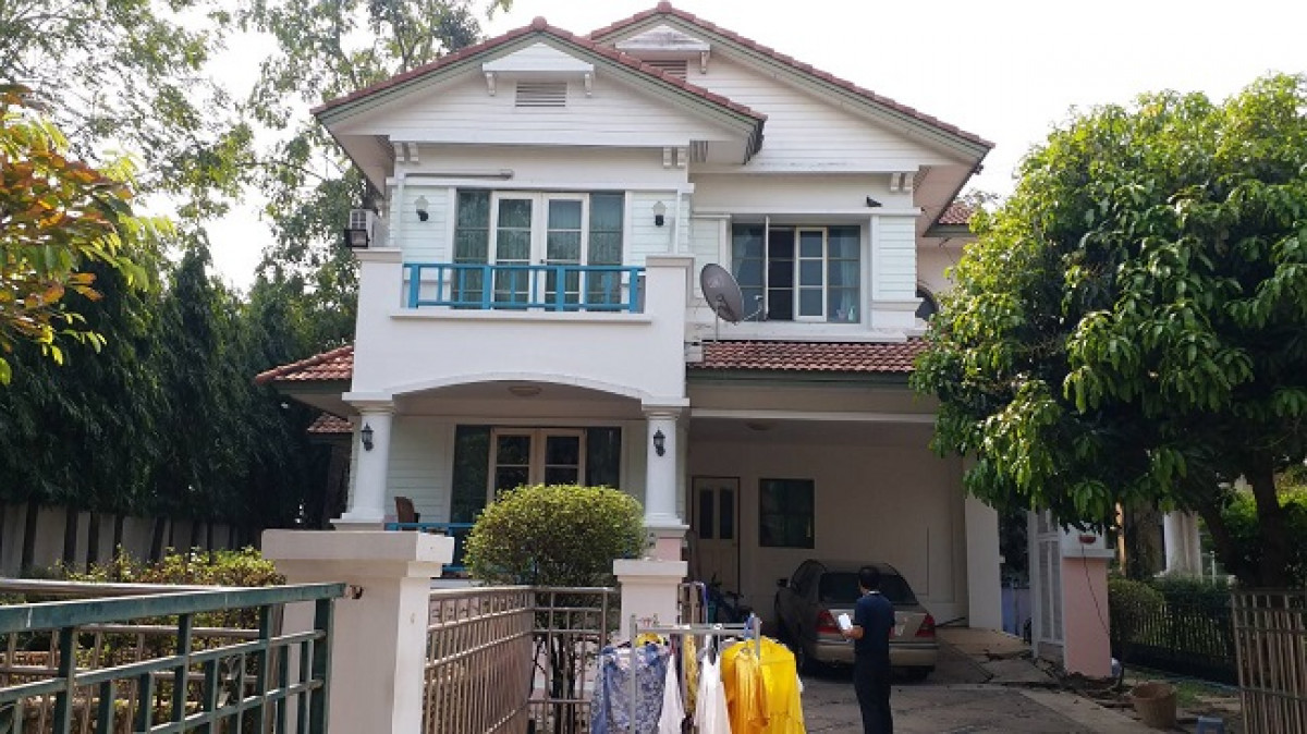 บ้านเดี่ยว หมู่บ้านมัณฑนา ปทุมธานี ธัญบุรี ประชาธิปัตย์ 5565000