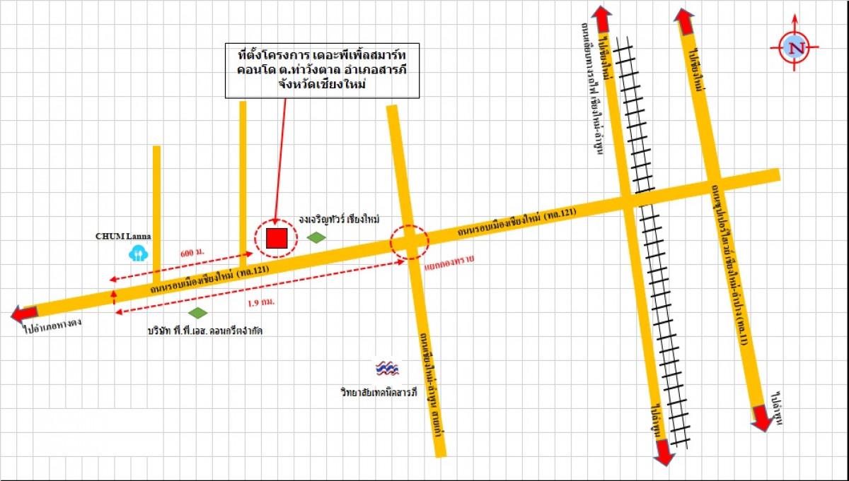 คอนโด เชียงใหม่ สารภี ท่าวังตาล 948000