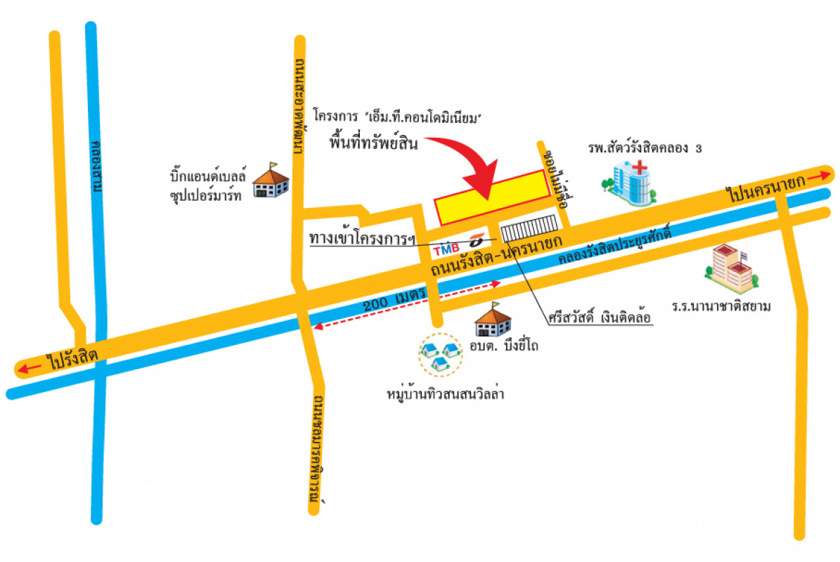คอนโด ปทุมธานี ธัญบุรี บึงยี่โถ 203000
