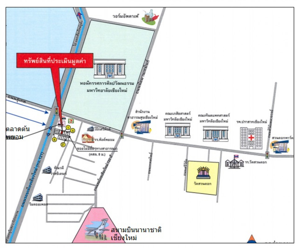 อาคารพาณิชย์ เชียงใหม่ เมืองเชียงใหม่ สุเทพ 4725000