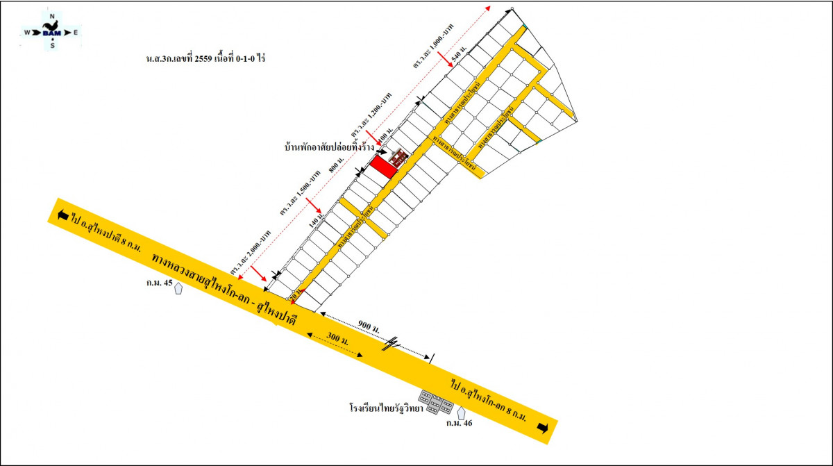 ที่ดินเปล่า นราธิวาส สุไหงปาดี กาวะ 189000