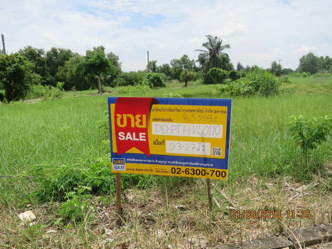 ที่ดินเปล่า ปทุมธานี คลองหลวง คลองหนึ่ง 6181000