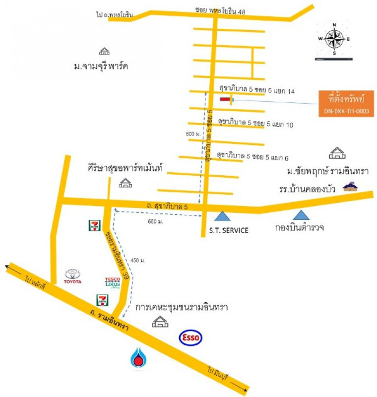 ทาวน์เฮ้าส์ กรุงเทพมหานคร บางเขน ท่าแร้ง 2415000