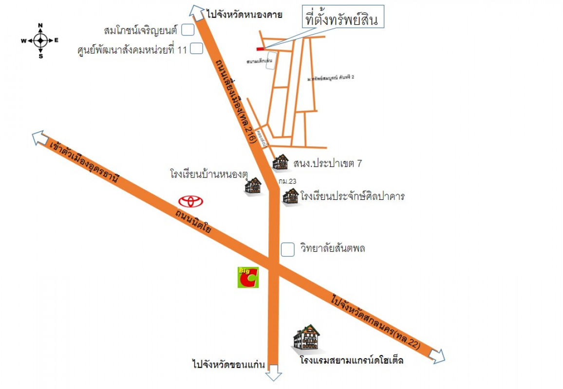 บ้านเดี่ยว อุดรธานี เมืองอุดรธานี หนองบัว 2415000