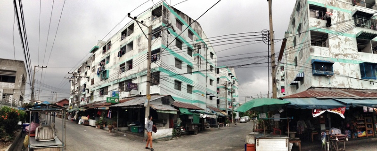 คอนโด ห้องชุดพักอาศัย โครงการ สินมั่นคง คอนโดมิเนียม อาคาร F ชั้น 5 : คอนโดราคาพิเศษ สมุทรปราการ พระประแดง บางจาก 194000