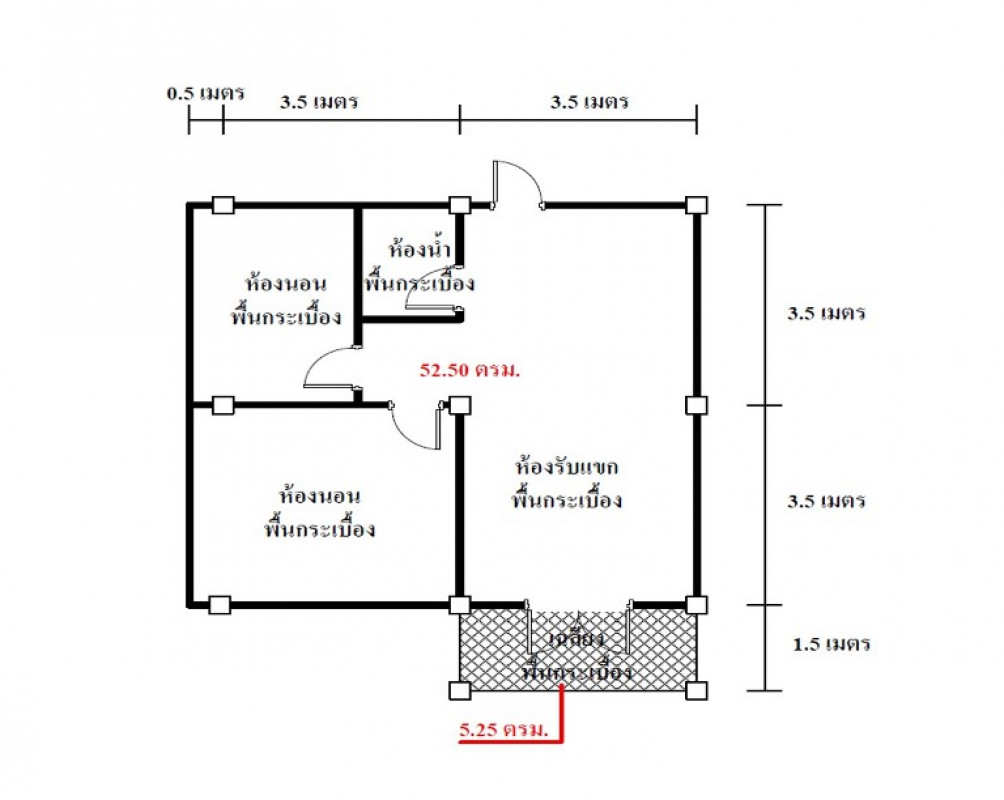 บ้านเดี่ยว ปทุมธานี ลำลูกกา บึงทองหลาง 945000