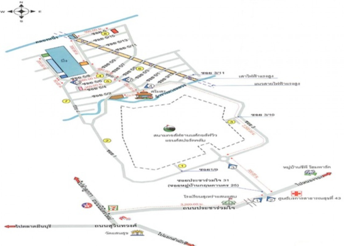 ที่ดินเปล่า กรุงเทพมหานคร คลองสามวา ทรายกองดิน 3384000