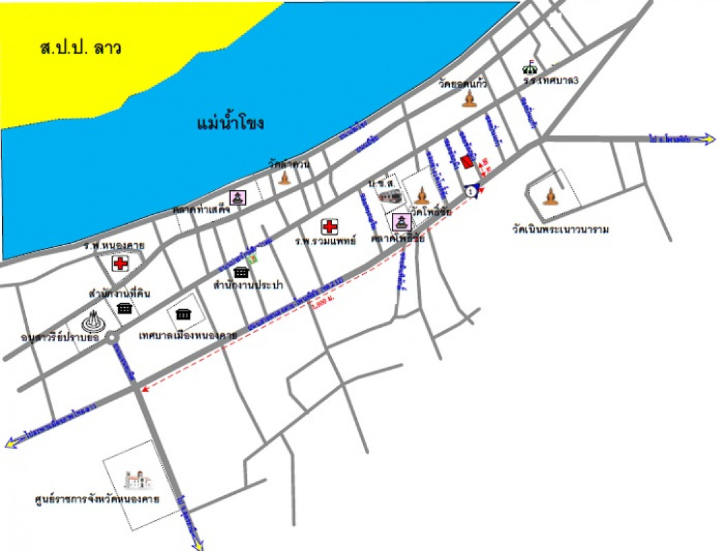 บ้านเดี่ยว หนองคาย เมืองหนองคาย ในเมือง 8915000