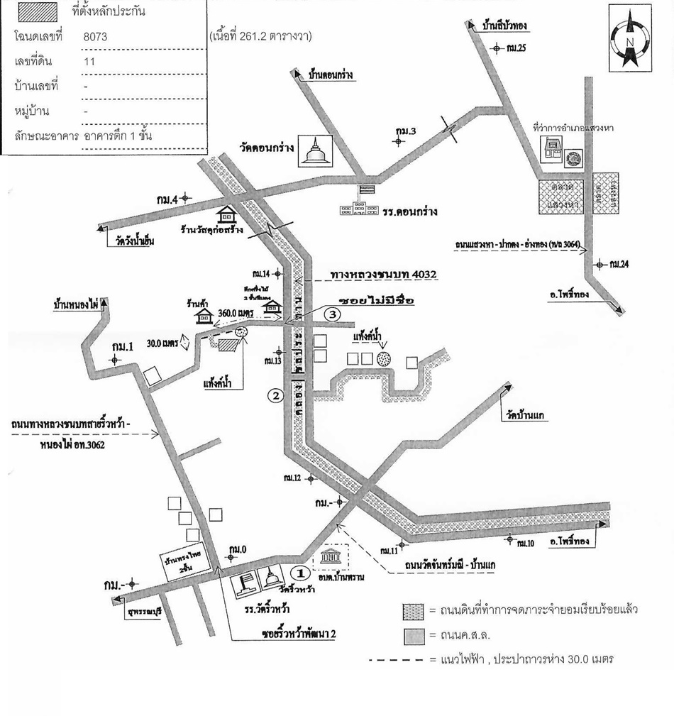 บ้านเดี่ยว อ่างทอง แสวงหา บ้านพราน 1215000
