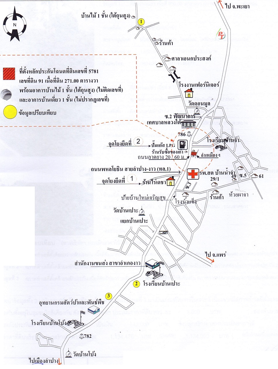 บ้านเดี่ยว น้ำจำ ลำปาง งาว หลวงใต้ 1180000