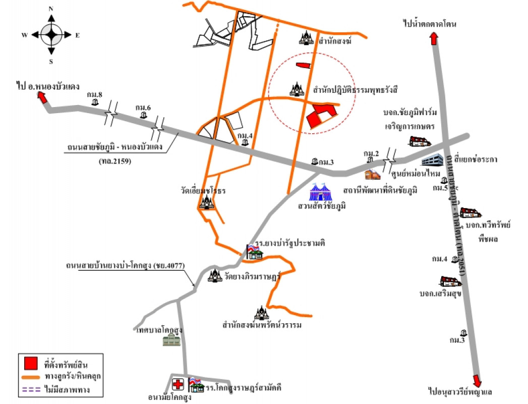 ที่ดินเปล่า ชัยภูมิ เมืองชัยภูมิ นาฝาย 2987000