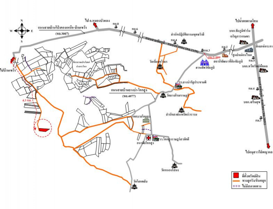 ที่ดินเปล่า ชัยภูมิ เมืองชัยภูมิ รอบเมือง 1973000