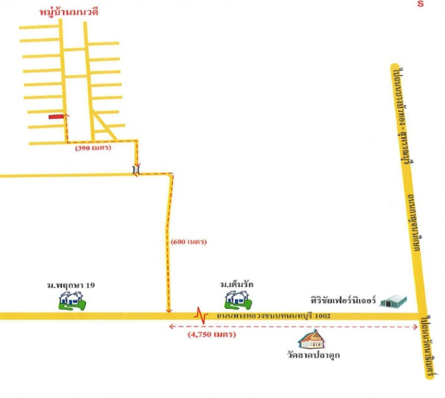 ทาวน์เฮ้าส์ นนทบุรี บางบัวทอง บางคูรัด 1103000