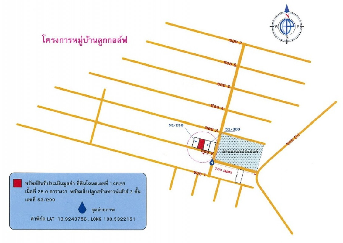 ทาวน์เฮ้าส์ นนทบุรี ปากเกร็ด บ้านใหม่ 2520000
