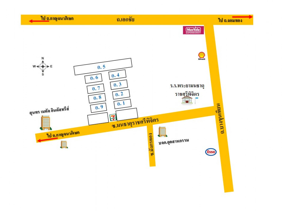 คอนโด โครงการเคหะบางบอน 1 อาคาร 5 ชั้น 2 กรุงเทพมหานคร บางบอน บางบอน 214000