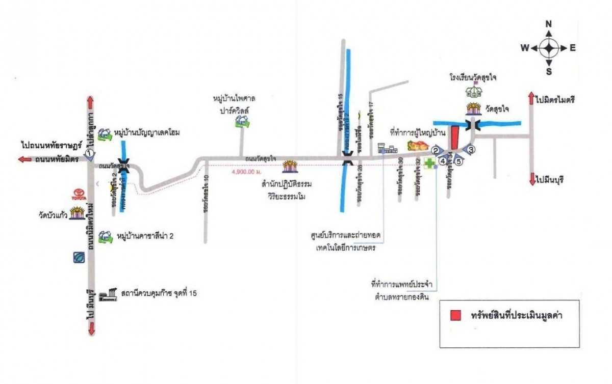 บ้านเดี่ยว กรุงเทพมหานคร คลองสามวา ทรายกองดิน 5159000