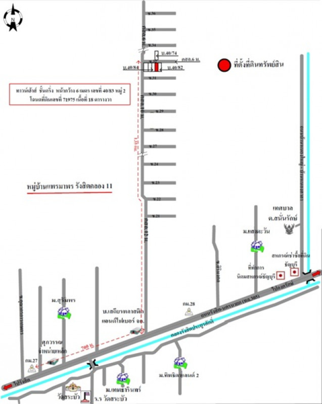 ทาวน์เฮ้าส์ ปทุมธานี ธัญบุรี บึงน้ำรักษ์ 683000