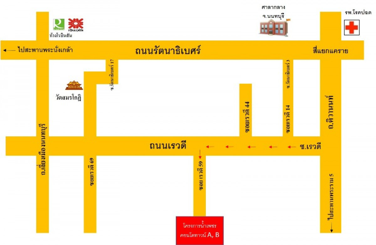 คอนโด นนทบุรี เมืองนนทบุรี ตลาดขวัญ 231000
