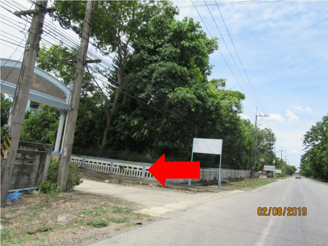 Residential land/lot Pathum Thani Nong Suea Bueng Ba 284000