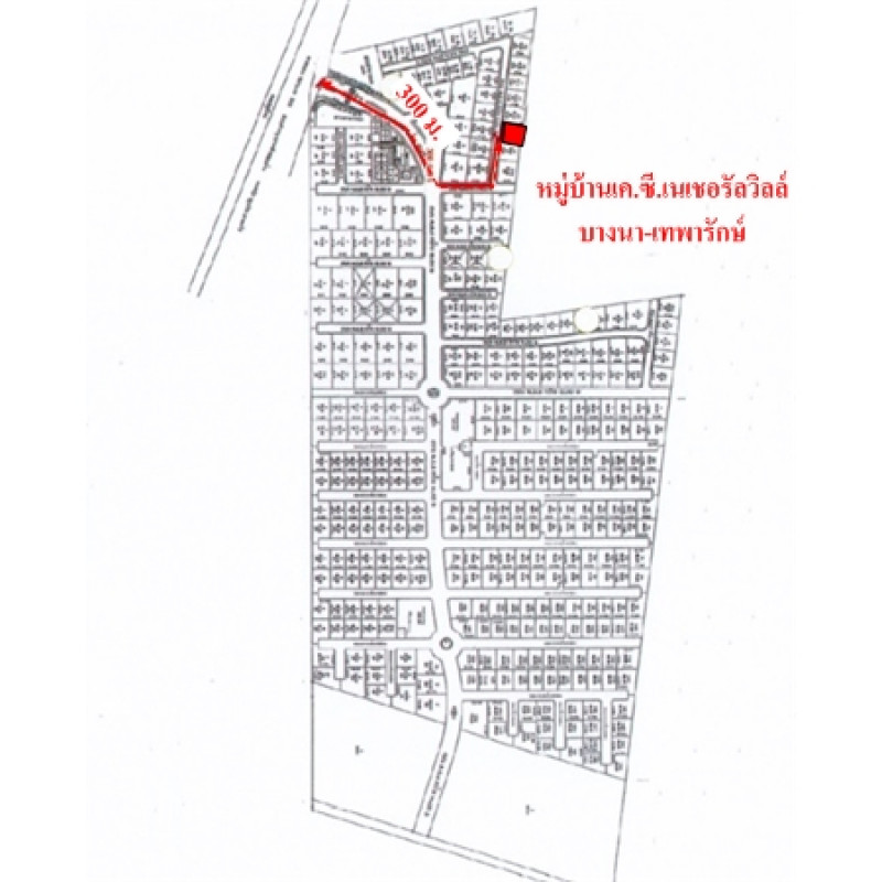 บ้านเดี่ยว เค.ซี.เนเชอรัลวิลล์ (บางนา-เทพารักษ์) สมุทรปราการ เมืองสมุทรปราการ แพรกษาใหม่ 4620000