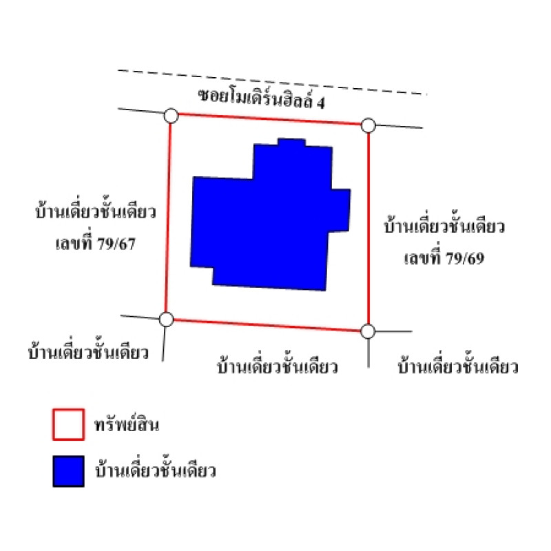 บ้านเดี่ยว โมเดิร์นฮิลล์ สุราษฎร์ธานี เมืองสุราษฎร์ธานี บางกุ้ง 3349800