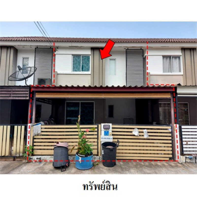 ทาวน์เฮ้าส์ พฤกษา 89 ชลบุรี เมืองชลบุรี บ้านสวน 1750000