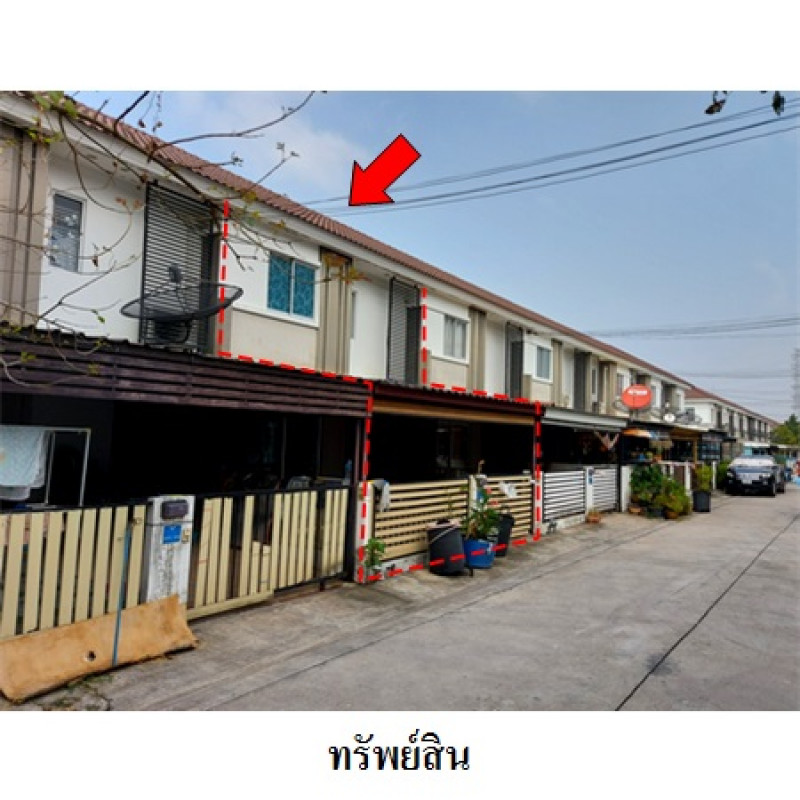 ทาวน์เฮ้าส์ พฤกษา 89 ชลบุรี เมืองชลบุรี บ้านสวน 1750000