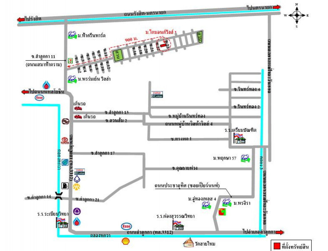 Townhouse Pathum Thani Lam Luk Ka Khu Khot 1390000