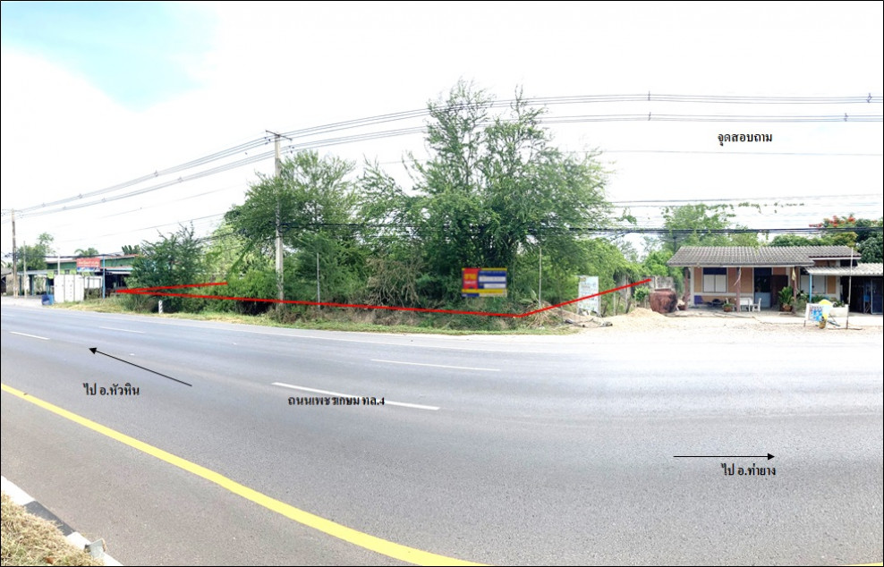 Residential land/lot Phetchaburi Cha-am Khao Yai 56901000