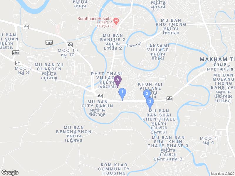 อาคารพาณิชย์ สุราษฎร์ธานี เมืองสุราษฎร์ธานี มะขามเตี้ย 5280000
