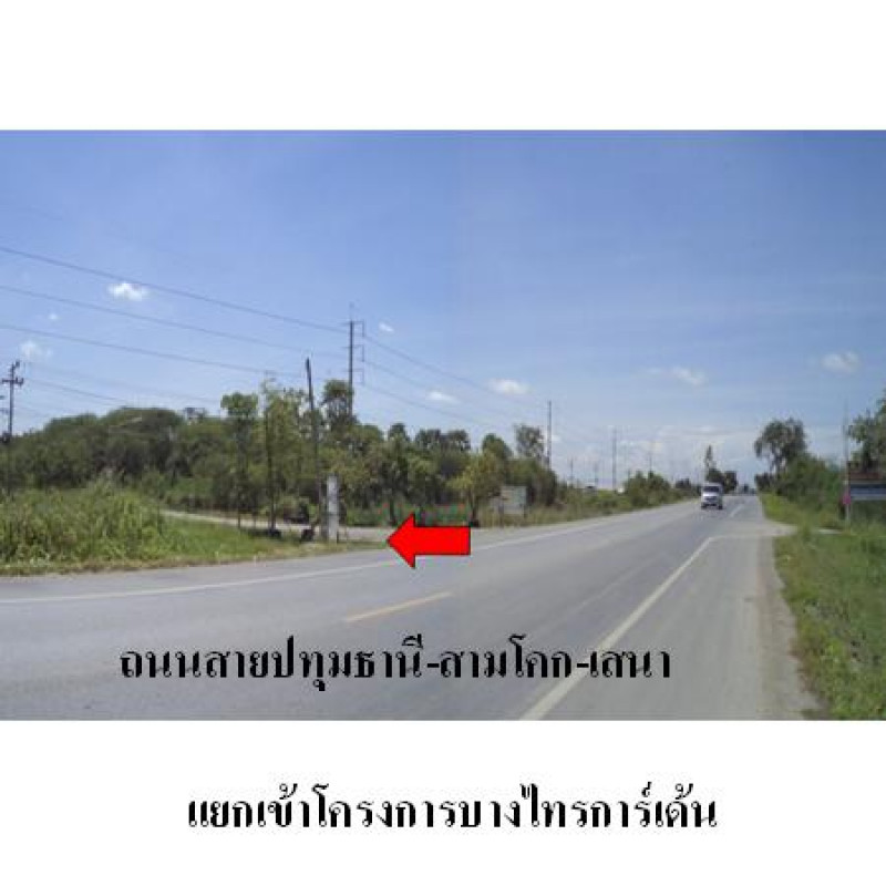 ที่ดินเปล่า บางไทรการ์เด้น พระนครศรีอยุธยา บางไทร บางไทร 3954000