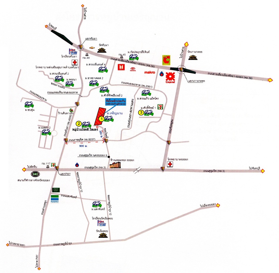 ทาวน์เฮ้าส์ เจริญนาน ระยอง เมืองระยอง เนินพระ 1140000