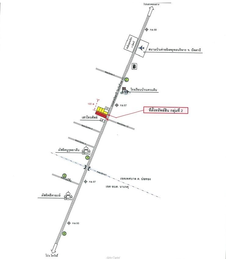 ที่ดินเปล่า ปัตตานี หนองจิก บ่อทอง 313000