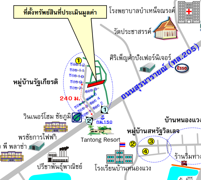 ที่ดินเปล่า ชัยภูมิ บำเหน็จณรงค์ บ้านเพชร 3590000