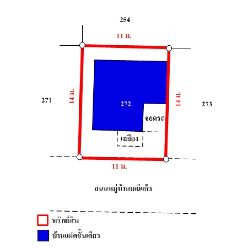 บ้านแฝด มณีแก้ว ชลบุรี เมืองชลบุรี ห้วยกะปิ 1500000