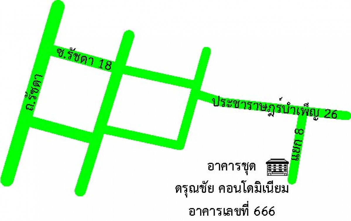 Condominium Bangkok Huai Khwang Sam Sen Nok 484400