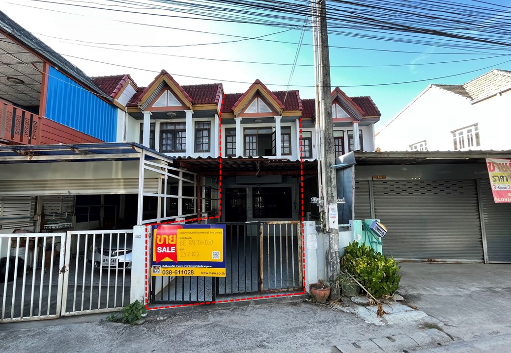 ทาวน์เฮ้าส์ หมู่บ้านนลินรัตน์ ระยอง เมืองระยอง เนินพระ 1430000