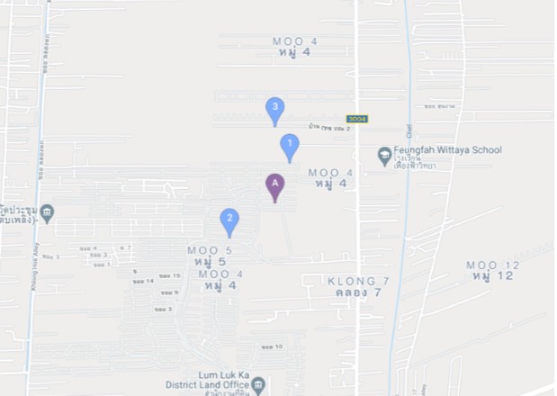 บ้านแฝด ฟ้าปิยรมย์ เนสโต้ ปทุมธานี ลำลูกกา บึงคำพร้อย 2610000