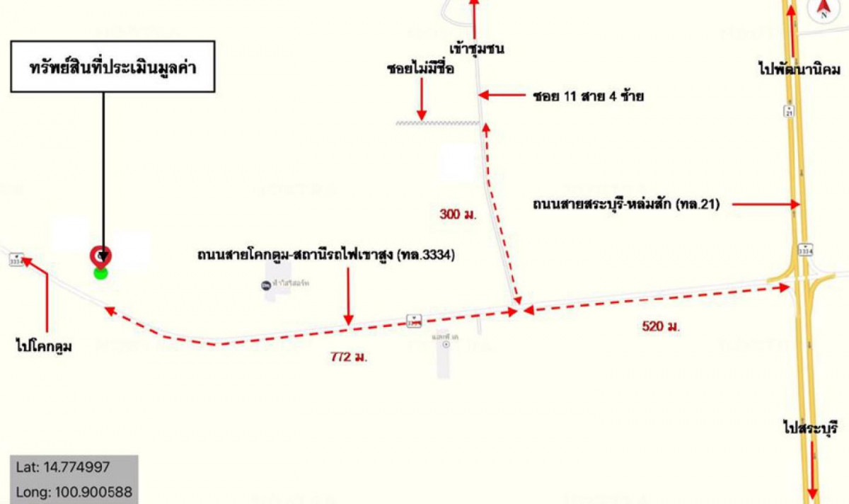 Single house Loburi Phatthana Nikhom Chong Sarika 12175000
