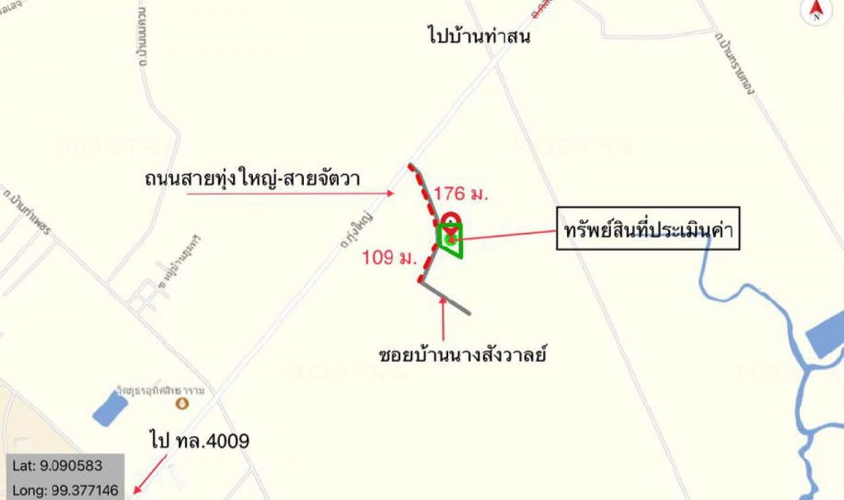 บ้านเดี่ยว สุราษฎร์ธานี เมืองสุราษฎร์ธานี มะขามเตี้ย 15595000