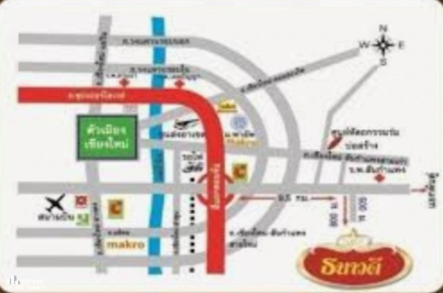 ที่ดินเปล่า บ้านสวนธนาวดี เชียงใหม่ สันกำแพง บวกค้าง 750000