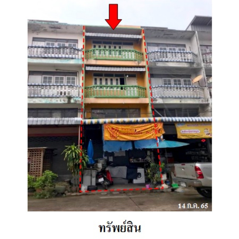อาคารพาณิชย์ ตลาดคลองสองลำไทร ปทุมธานี ลำลูกกา ลำไทร 2010000