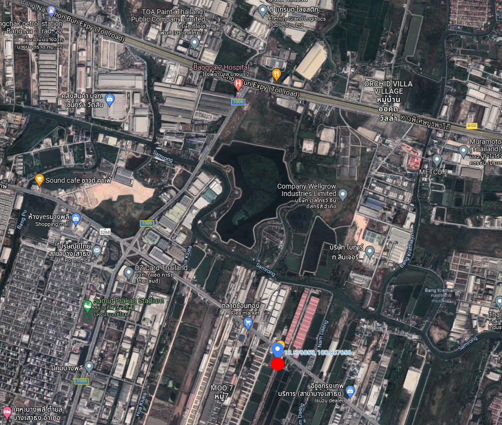 อาคารพาณิชย์ บารเมษฐ์ สมุทรปราการ บางเสาธง บางเสาธง 1890000