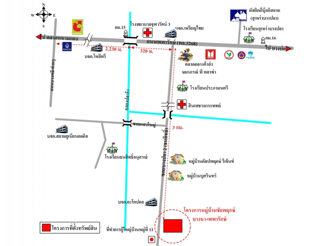 Single house Samut Prakan Bang Phli Bang Pla 3250000