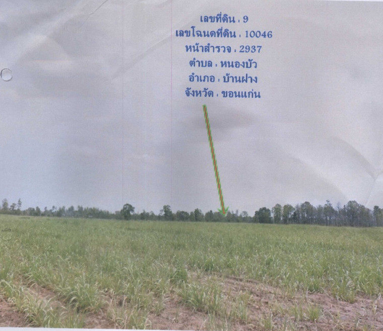 Residential land/lot Khon Kaen Ban Fang Ban Fang 1244600
